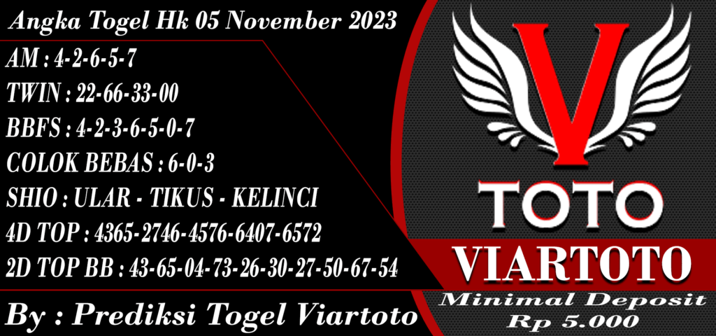 Angka Togel Hk 05 November 2023