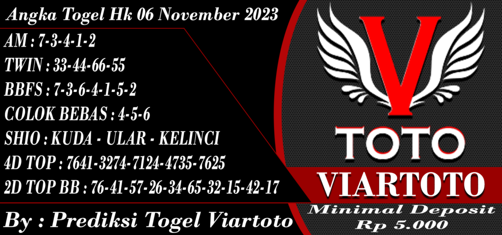 Angka Togel Hk 06 November 2023