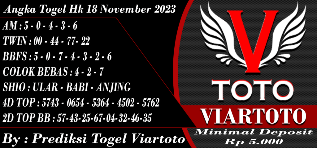 Angka Togel Hk 18 November 2023